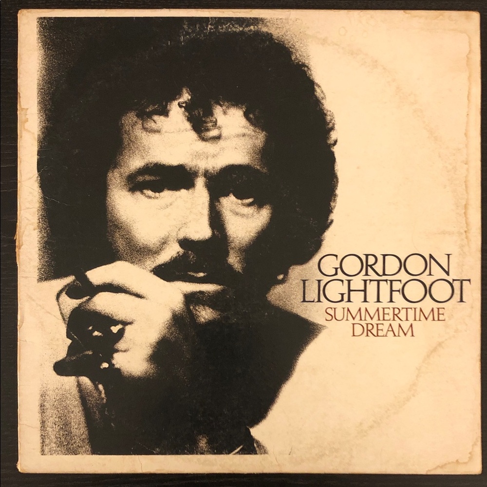 Gordon Lightfoot Summertime Dream Vinyl Lp Record Album